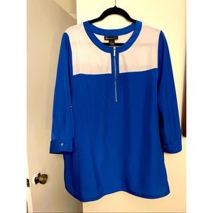 Lane Bryant Color Block Blouse